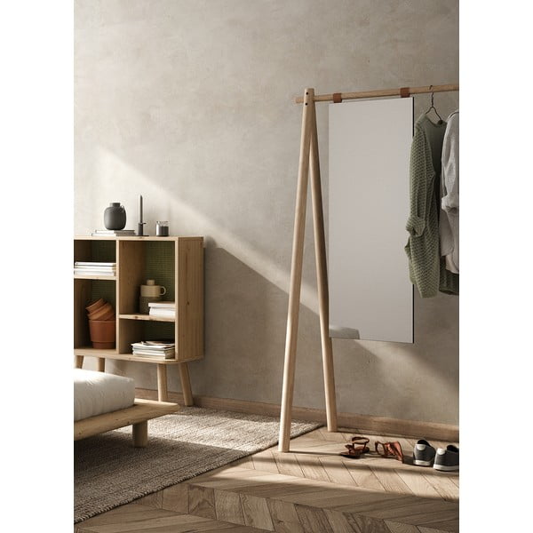 Pušies medienos pakaba su veidrodžiu Karup Design Hongi Natural-image-1