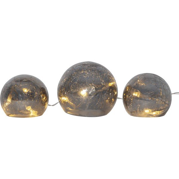 Pilka kalėdinė LED šviesos dekoracija Star Trading Triss-image-2