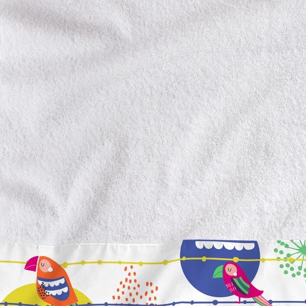 2 kūdikių rankšluosčių rinkinys Moshi Moshi Pretty Parrots-image-1