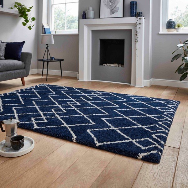 Kilimas tamsiai mėlynos spalvos 120x170 cm Royal Nomadic – Think Rugs-image-2