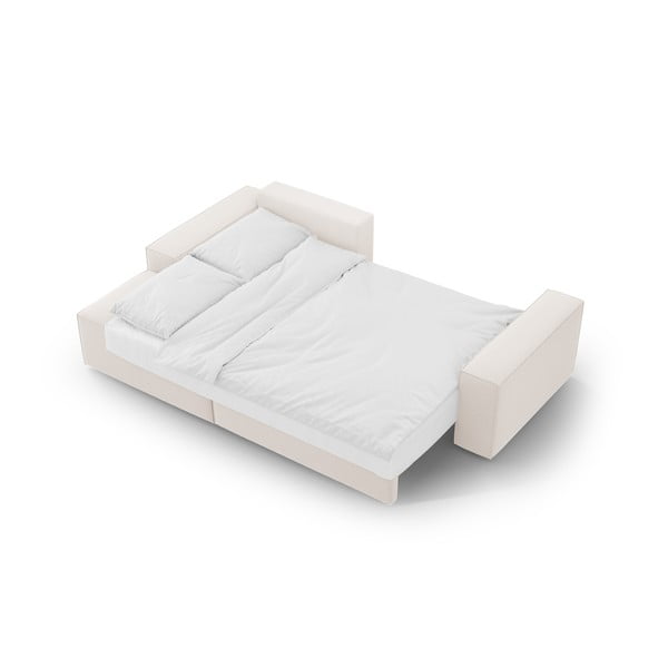 Sulankstoma kampinė sofa smėlio spalvos (su kairiuoju kampu) Jodie – Micadoni Home-image-4