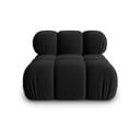 (modulinė) modulinė sofa juodos spalvos iš velveto Bellis – Micadoni Home