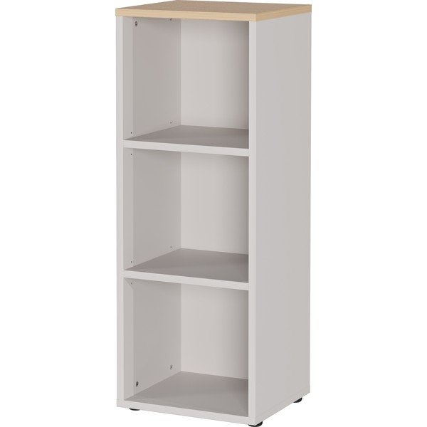 Kreminės spalvos matinis pastatoma lentyna 45x120x40 cm Lissabon – Germania