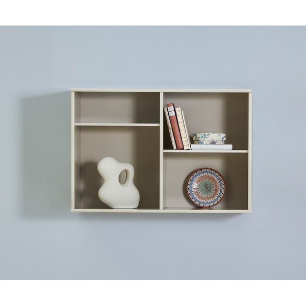 Pakabinama knygų spinta  smėlio spalvos 89x61 cm Mistral – Hammel Furniture-image-1