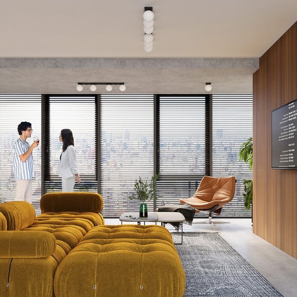 Lubinis šviestuvas juodos spalvos ø 12 cm su stiklo gaubtu Umerta – Sollux-image-4