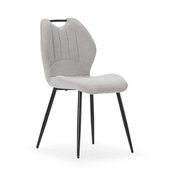 Valgomojo kėdės šviesiai pilkos spalvos 4 vnt. Muli – Marckeric