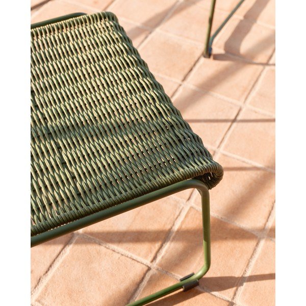 Žalios spalvos sodo kėdutė Maurina – Kave Home-image-4