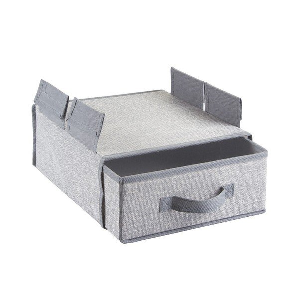 Pilkas "Velcro" pakabinamas stalčius "InterDesign Aldo-image-2