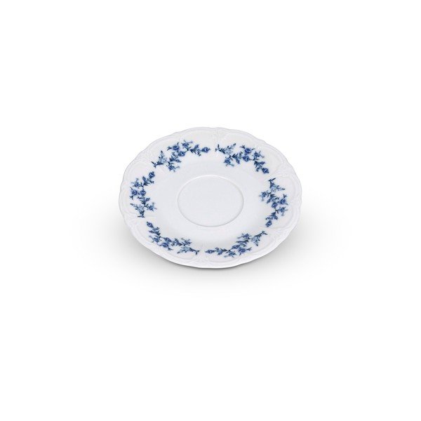 Baltos spalvos/mėlynos spalvos iš porceliano lėkštutė ø 16,5 cm Retro – BonBistro-image-4