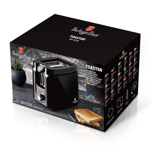 Juodas skrudintuvas Black Silver Collection - BerlingerHaus-image-2