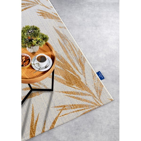 Lauko kilimas baltos spalvos/auksinės spalvos 200x285 cm Leonie – Villeroy&Boch-image-2