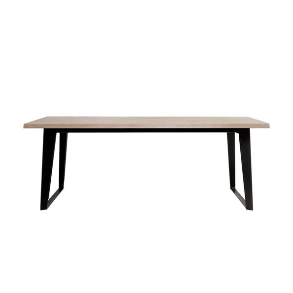 Valgomojo stalas iš baltojo ąžuolo "Unique Furniture Novara
