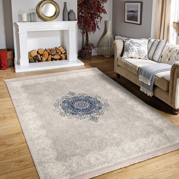 Pilkai smėlio spalvos kilimas 120x180 cm - Mila Home-image-1