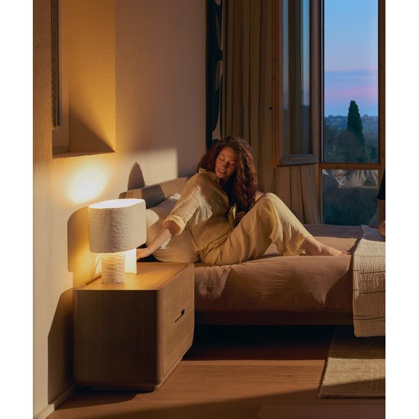 Baltos spalvos stalinis šviestuvas (aukštis 37,5 cm) Bedala – Kave Home-image-3