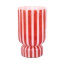 Raudonos spalvos iš stiklo  vaza (aukštis 26 cm) Rayado Retro – PT LIVING