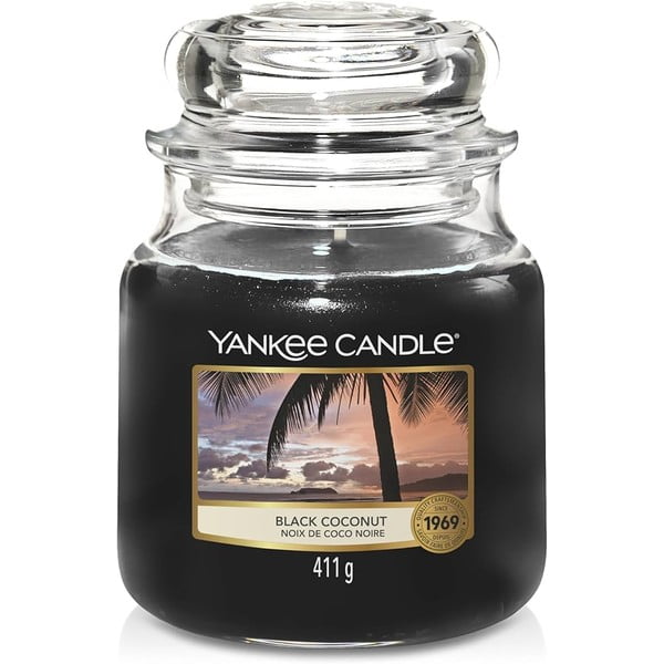 Aromatinė žvakė degimo laikas 65 h Black Coconut – Yankee Candle