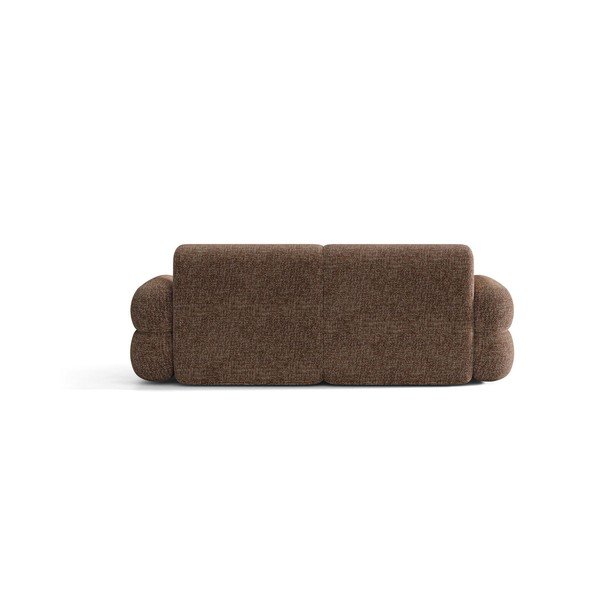 Rudos spalvos sofa iš šenilinio audinio 220 cm Neo – Micadoni -image-3