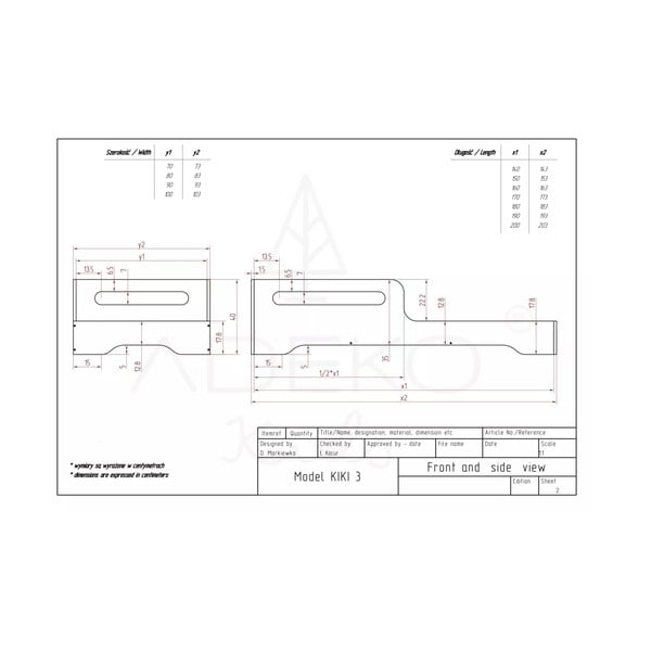 Vaikiška lova 90x200 cm Kiki 3 - Adeko-image-3
