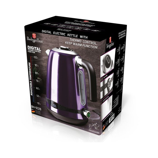 Violetinis 1,7 l virdulys Purple Metallic Line - BerlingerHaus-image-4