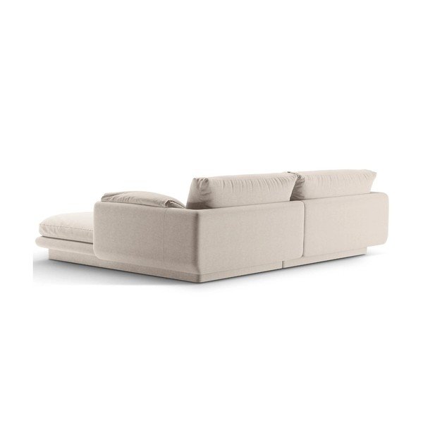 Kampinė sofa smėlio spalvos (su dešiniuoju kampu) Torino – Micadoni Home-image-4