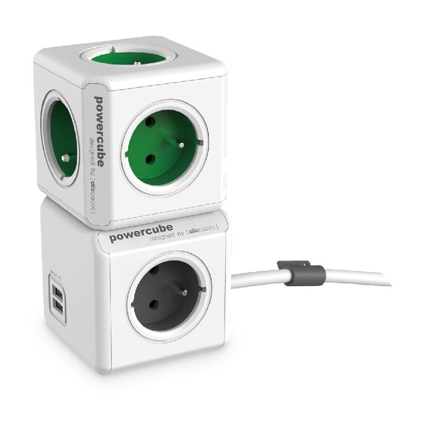 Kištukinis lizdas 13 cm PowerCube Extended USB – Cubenest-image-3