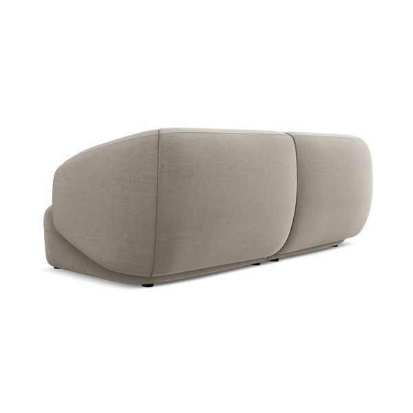 Smėlio spalvos iš velveto sofa 232 cm Moana – Makamii-image-4