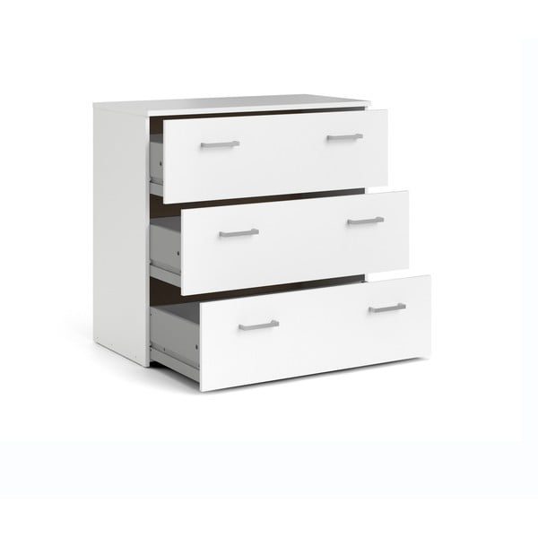 Žema šoninė spintelė baltos spalvos 74x70 cm Space – Tvilum-image-3