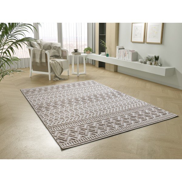 Kilimas smėlio spalvos 134x200 cm Element – Universal-image-1