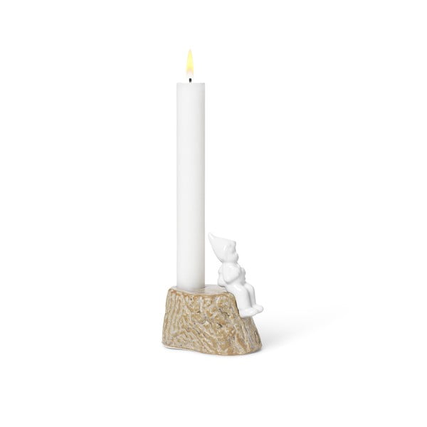 Kalėdinė žvakidė iš porceliano ir keramikos Kähler Design, ilgis 9 cm-image-1