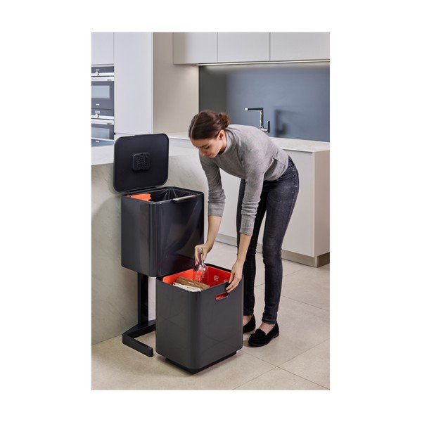 Grafito pilkos spalvos Joseph Joseph Totem Max, 60 l-image-3