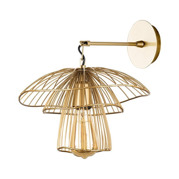 Aukso spalvos sieninis šviestuvas Squid Lighting Root, aukštis 36 cm-image-3