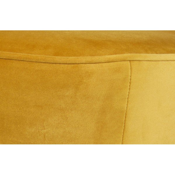 Garstyčių geltonos spalvos dvivietė sofa WOOOD Sara-image-1