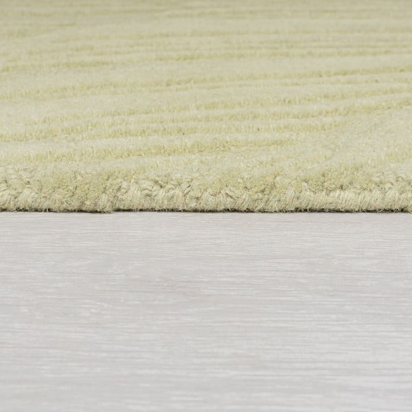 Žalias vilnonis kilimas 200x290 cm Lino Leaf - Flair Rugs-image-4