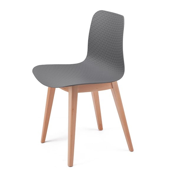 2 pilkų valgomojo kėdžių rinkinys Bonami Selection Koda
