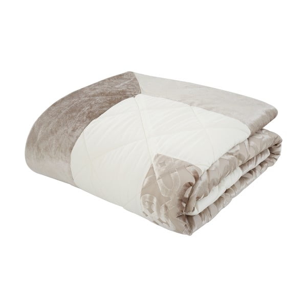 Dygsniuota lovatiesė iš velveto 220x230 cm Lattice Cut – Catherine Lansfield