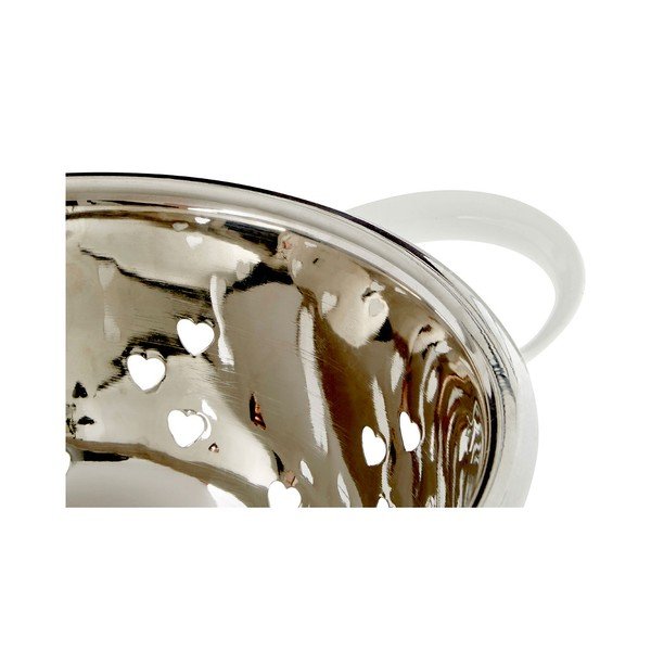 Baltas durklas su širdelėmis "Premier Housewares Hearts-image-2