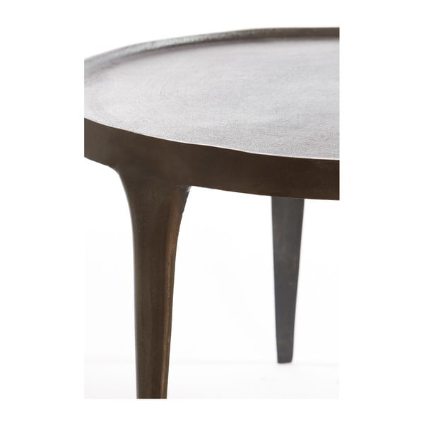 Apvalios formos kavos staliukai rudos spalvos 2 vnt. ø 75 cm Tobias – Light & Living-image-4