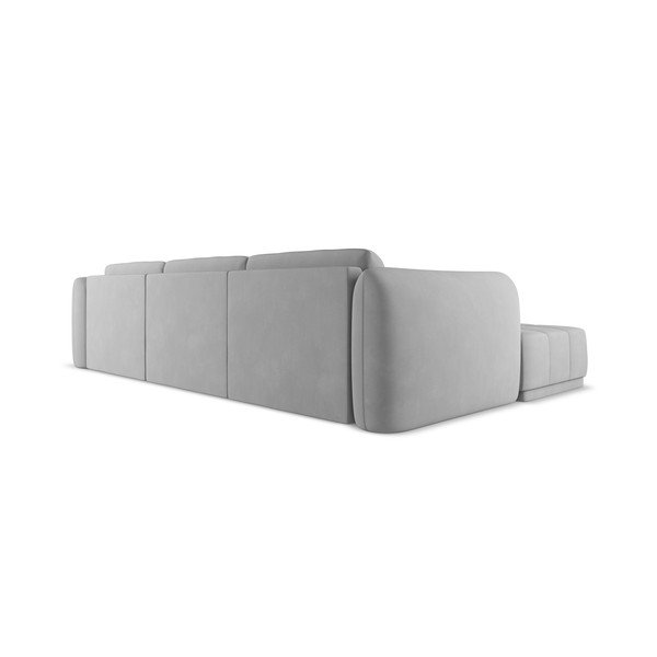 Šviesiai pilkos spalvos kampinė sofa (su kairiuoju kampu) Hoku – Makamii-image-4