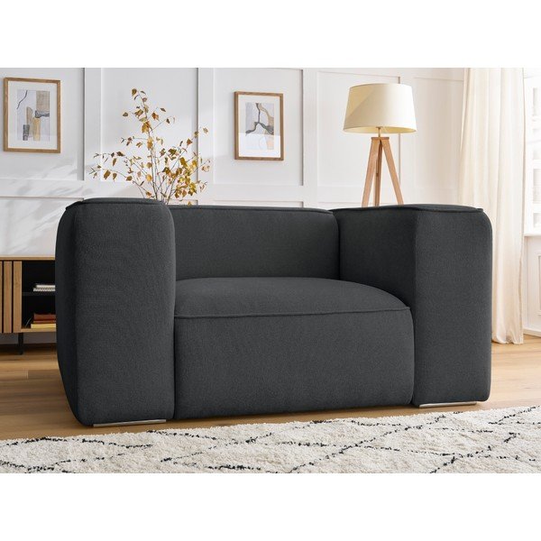 Krėslas tamsiai pilkos spalvos Zephyr – Bobochic Paris-image-1