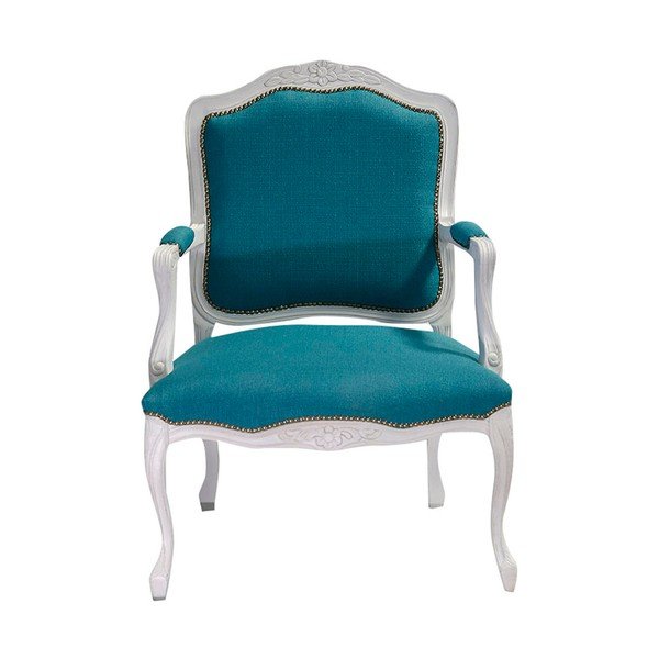 Mėlyna ir balta "Evergreen House Patchwork Ocean Chair-image-1