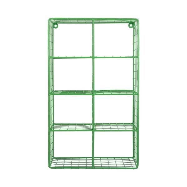 Žalios spalvos iš plieno kelių aukštų sieninė lentyna 30 cm Reja – PT LIVING