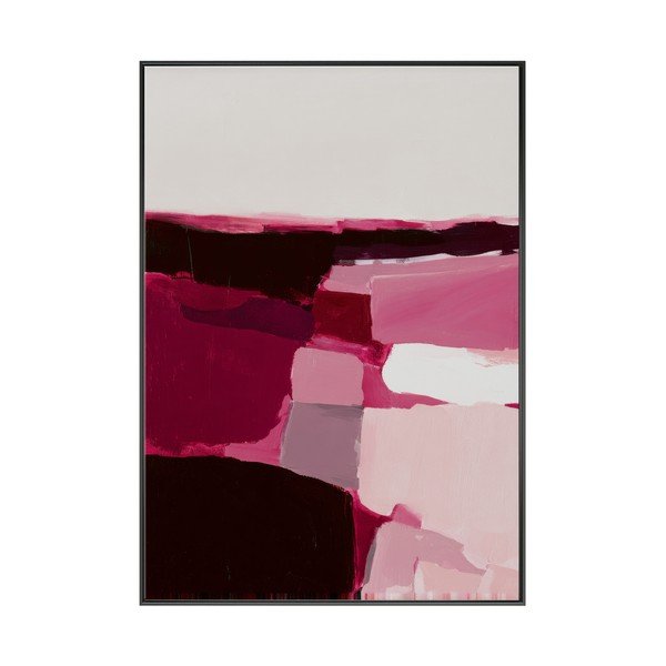 Spausdintas paveikslas su rėmeliu/tapyba ant drobės 70x100 cm Berry Blocks – Styler