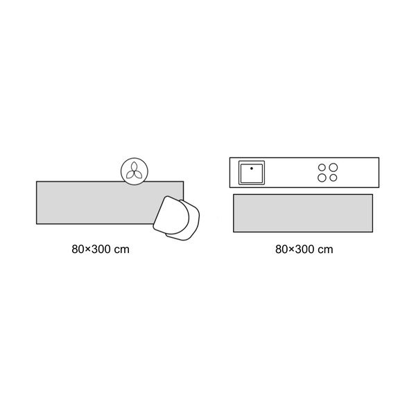 Rankų darbo iš vilnos kilimas 80x300 cm Lattice Shaped  – Flair Rugs-image-4