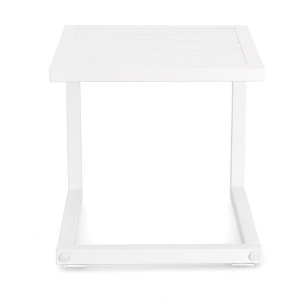 Iš aliuminio sodo šoninis staliukas 40x40 cm Hilde   – Bizzotto-image-4