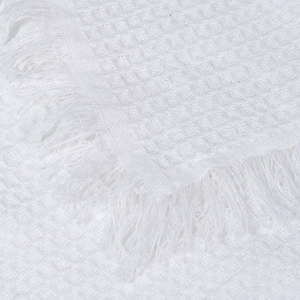Iš perdirbtos medvilnės lovatiesė baltos spalvos 260x280 cm Honeycomb – Ixia-image-4