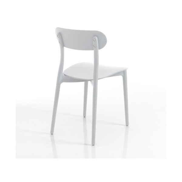 Balta plastikinė sodo kėdė Stoccolma - Tomasucci-image-2