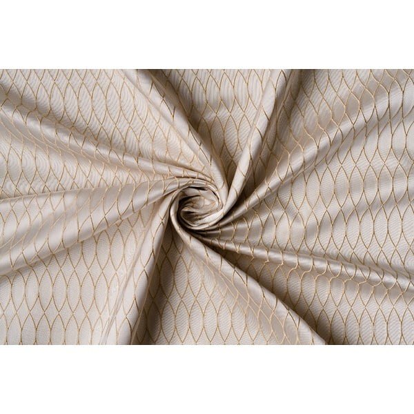 Užuolaida smėlio spalvos/auksinės spalvos 140x260 cm Lionel – Mendola Fabrics