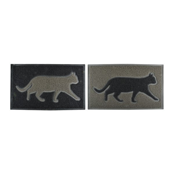 2 kilimėlių rinkinys "Esschert Design Cat", 44,5 x 74,8 cm