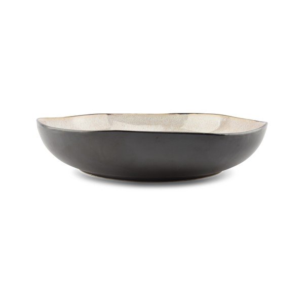 Juodos spalvos/smėlio spalvos iš akmens masės dubuo ø 32 cm Lunar – Salt&Pepper-image-2