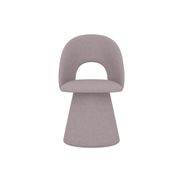 Levandų spalvos iš audinio valgomojo kėdė Kalo – Makamii-image-1